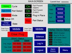 Custom Software Screen